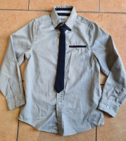 KOŠILE + KRAVATA, VEL. 128